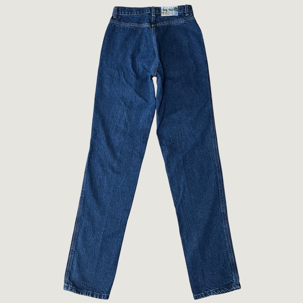 Vintage Western Rockies Rocky Mountain High Rise Yoke Jeans Blue (31/11) 27 x 35 - Picture 2 of 10